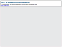 Tablet Screenshot of gobiernodecanarias.org